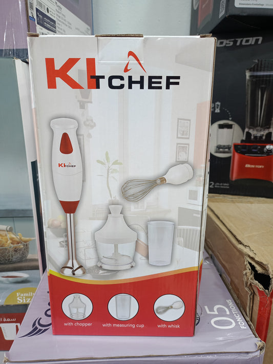 👑خلاط يدوي KIT CHEF متعدد الملحقات 📦 التأكد من الطلبية قبل الدفع